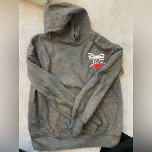 Girls do too Hoodie with Cherry